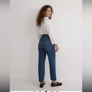 Madewell full-length Perfect Vintage Straight jeans in Mayfield wash